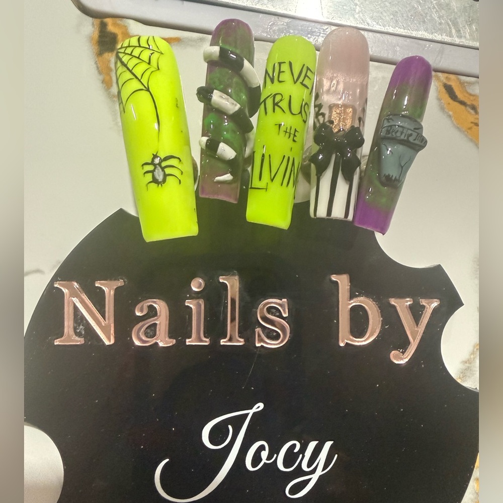 Halloween Themed Nail Art Set